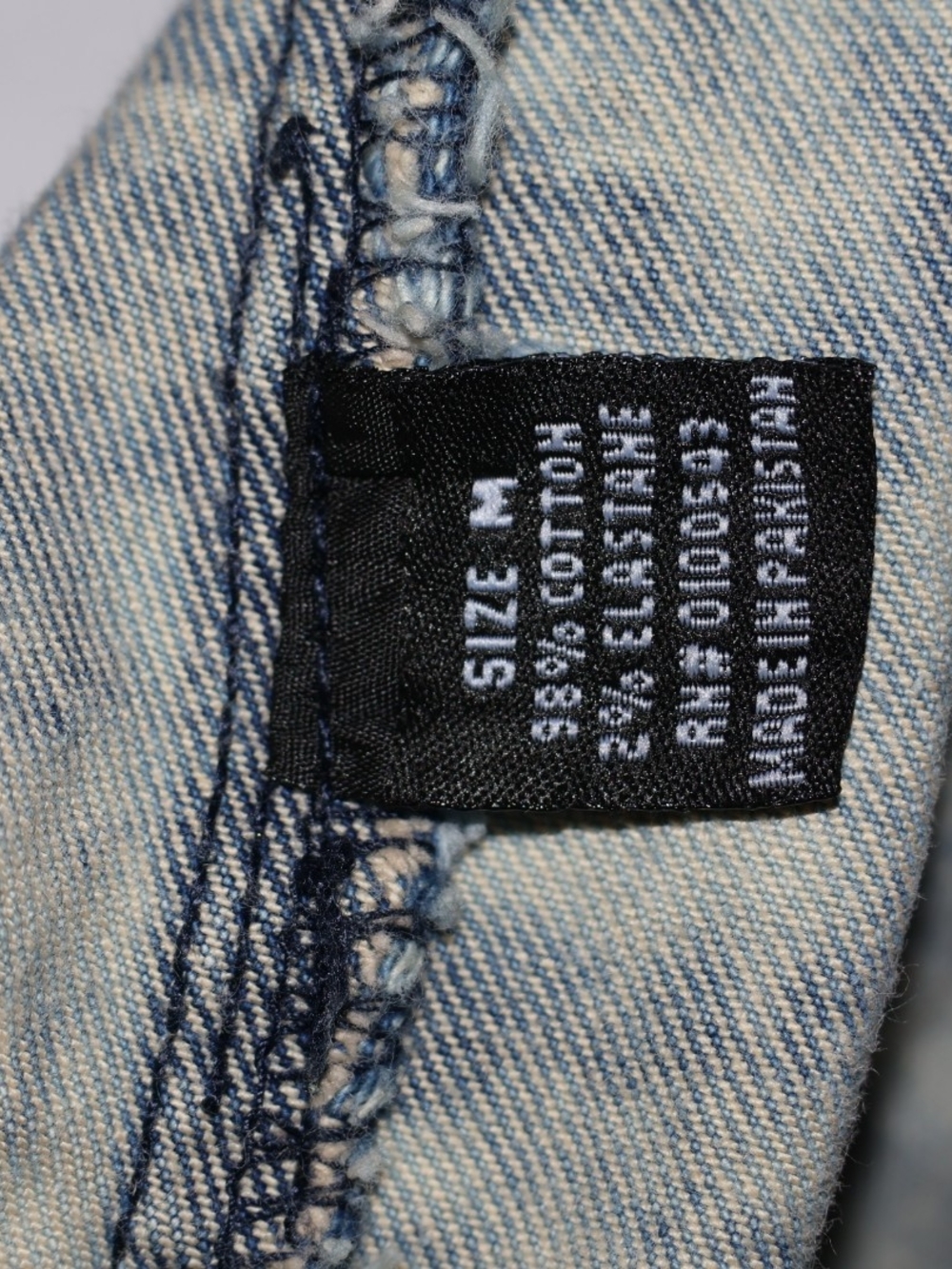 AHP Acid Wash Denim Jacket - Picture 6 of 7